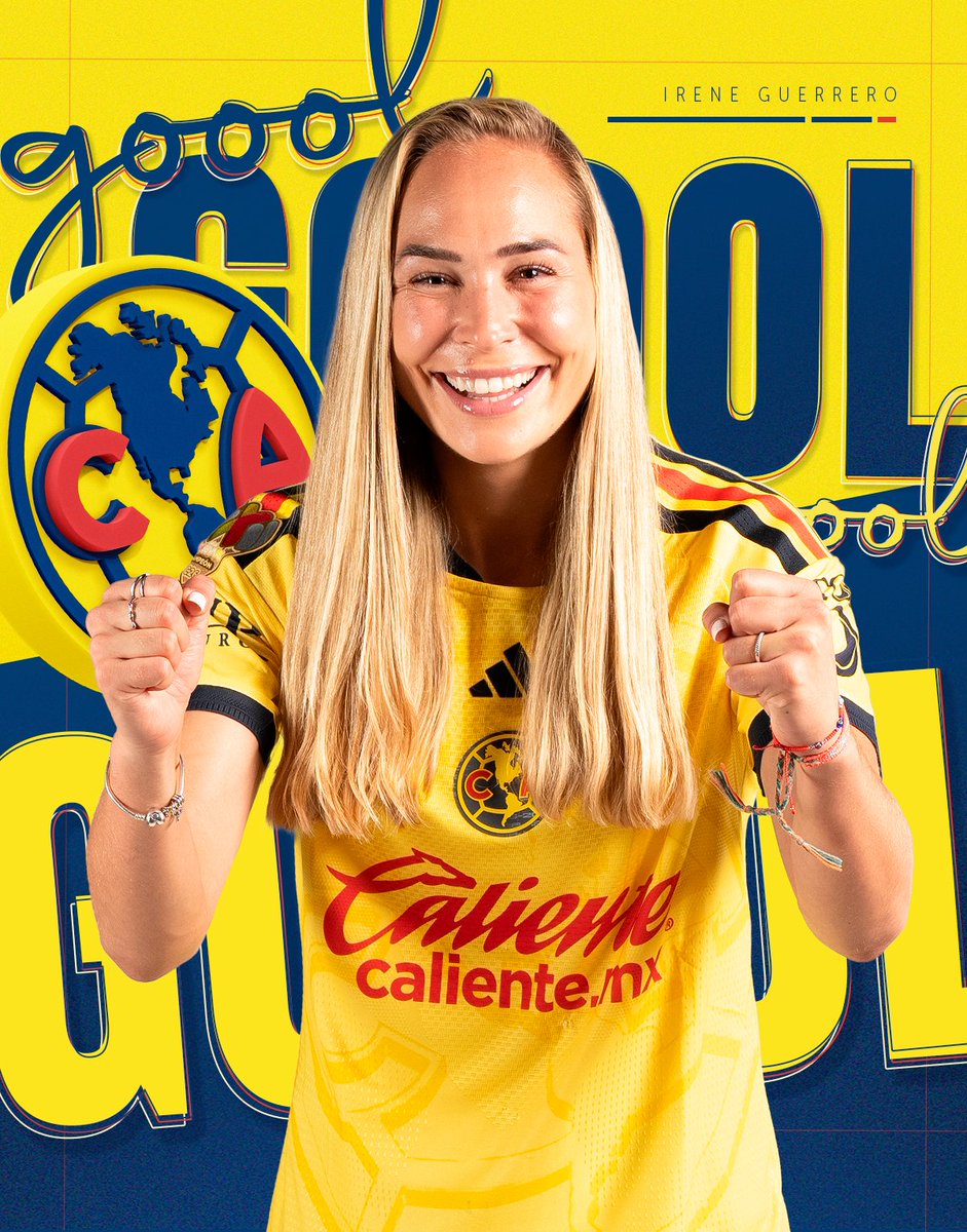 AmericaFemenil's tweet photo. ¡GOOOOOOL DE IRENE GUERRERO!
¡GOOOOOL DEL AMÉRICA! 🦅💛💙
⚽️ León 0-4 América https://t.co/XLhelHnGgi