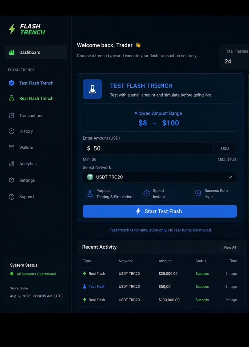 charlotteDev21's tweet photo. Flash USDT terminal
USDT flash available on all network inbox me for more info.
WhatsApp: +48 739 492 053
Telegram:https://t.co/Rmvc7kggND https://t.co/esnswhhg4q