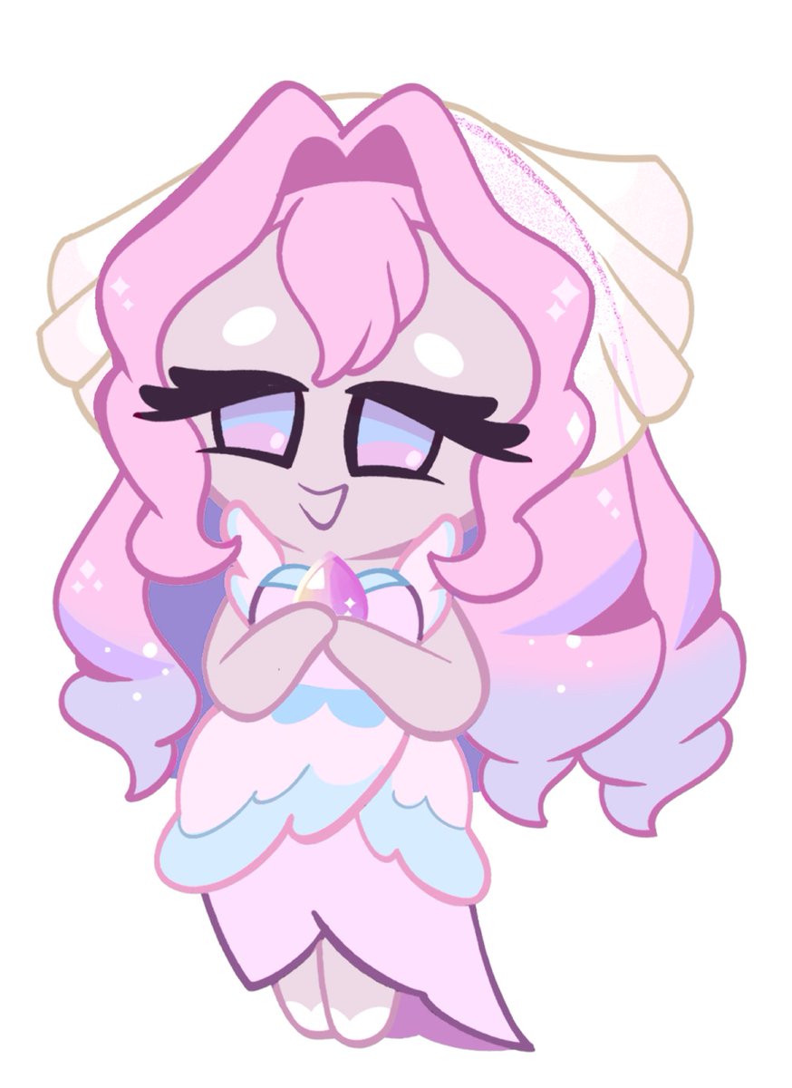 cosmigato__'s tweet photo. @KiruKrono Not sure if you accept Cookie Run OCs, but I wanna give it a shot with mine ^^;; her name is Sugar Lace Stork Cookie
(Thanks for this chance btw) https://t.co/yvUL34lWEl