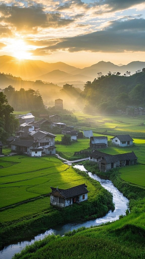 howar_ray_4_3e6's tweet photo. The rush of water, a warm greeting, and the bright lights make this small village lively and lovely today. https://t.co/ai4wBtoKbu