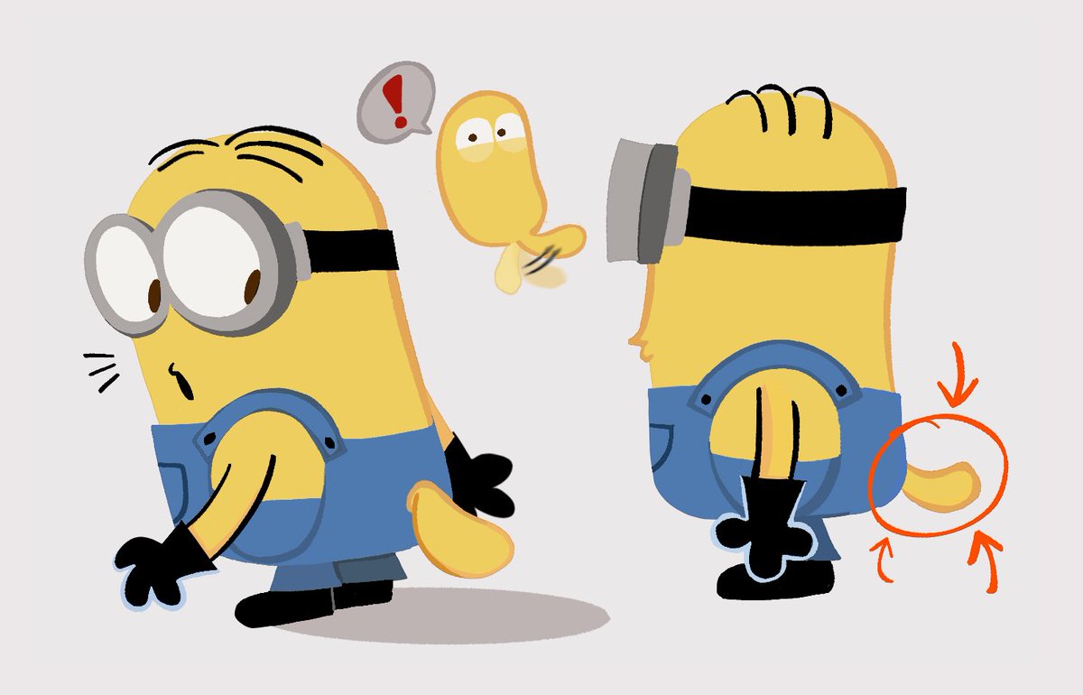 104OOs's tweet photo. What if the minions had kept the tail from when they were just little cells 🤔 https://t.co/tymIwnP4wJ