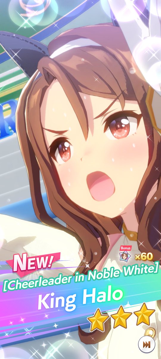 Navaldeus1's tweet photo. @Umamusume_mx En 12 multis no llegó ninguna de las chicas navideñas, pero cayeron tres umas nuevas y dupes de favoritas (Brian, Doto y Maruzen veraniega). Quizás vaya por más pero tengo que ahorrar para la carga de Ramonu.
La animación de Opera Año Nuevo es 10 de 10 😂 https://t.co/dk9NZkXzpL