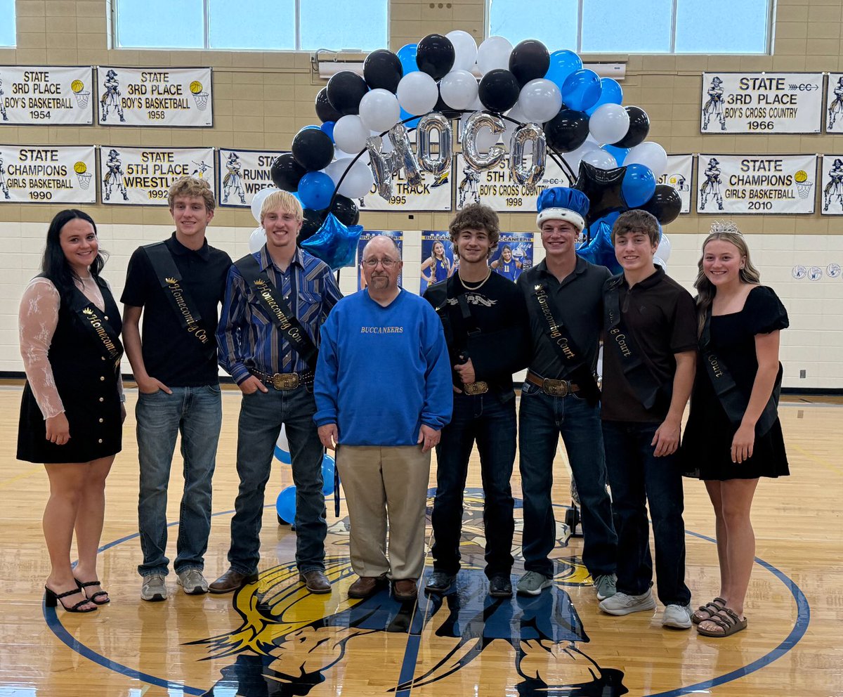 ZierMike's tweet photo. Players and managers made up most of the Homecoming court,so that’s cool. #BucPride https://t.co/WOQFAuYOqc