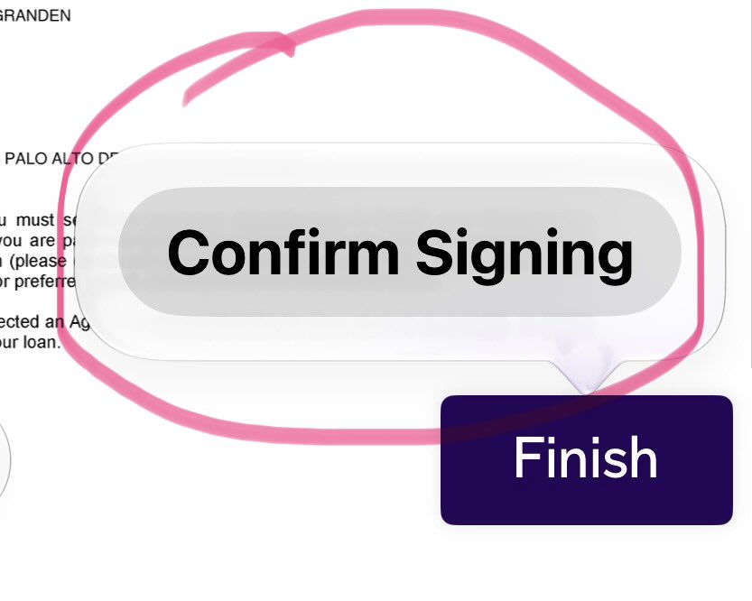 RichardC361's tweet photo. Hey @Docusign can we get rid of this stupid extra step please? Once I hit finish, I have to confirm it? Extra useless step IMO. #3rdworldproblems https://t.co/nTLsYQX6ll