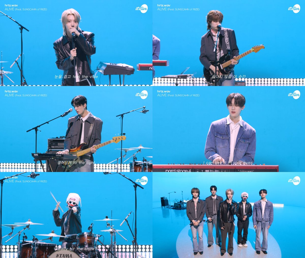 kbsworld_enter's tweet photo. hrtz.wav (하츠웨이브), ‘잇츠라이브(it’s Live)’ 찢은 밴드 라이브… 전원 프런트맨 증명

글로벌 밴드 hrtz.wav (하츠웨이브), ‘잇츠라이브(it’s Live)’ 스튜디오 압도한 무대 장악력…완성형 밴드의 품격

팬들에 선사한 방구석 페스티벌… “착장부터 퍼포먼스까지 완벽”

[사진 = ‘잇츠라이브‘ 유튜브 영상 캡처]

#하츠웨이브 #hrtzwav
