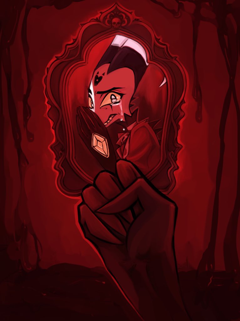 Flowerbed_art's tweet photo. Anger and jealousy #Blitzø  #HelluvaBoss‌  #HelluvaBoss‌fanart https://t.co/qxR4AFQeFk