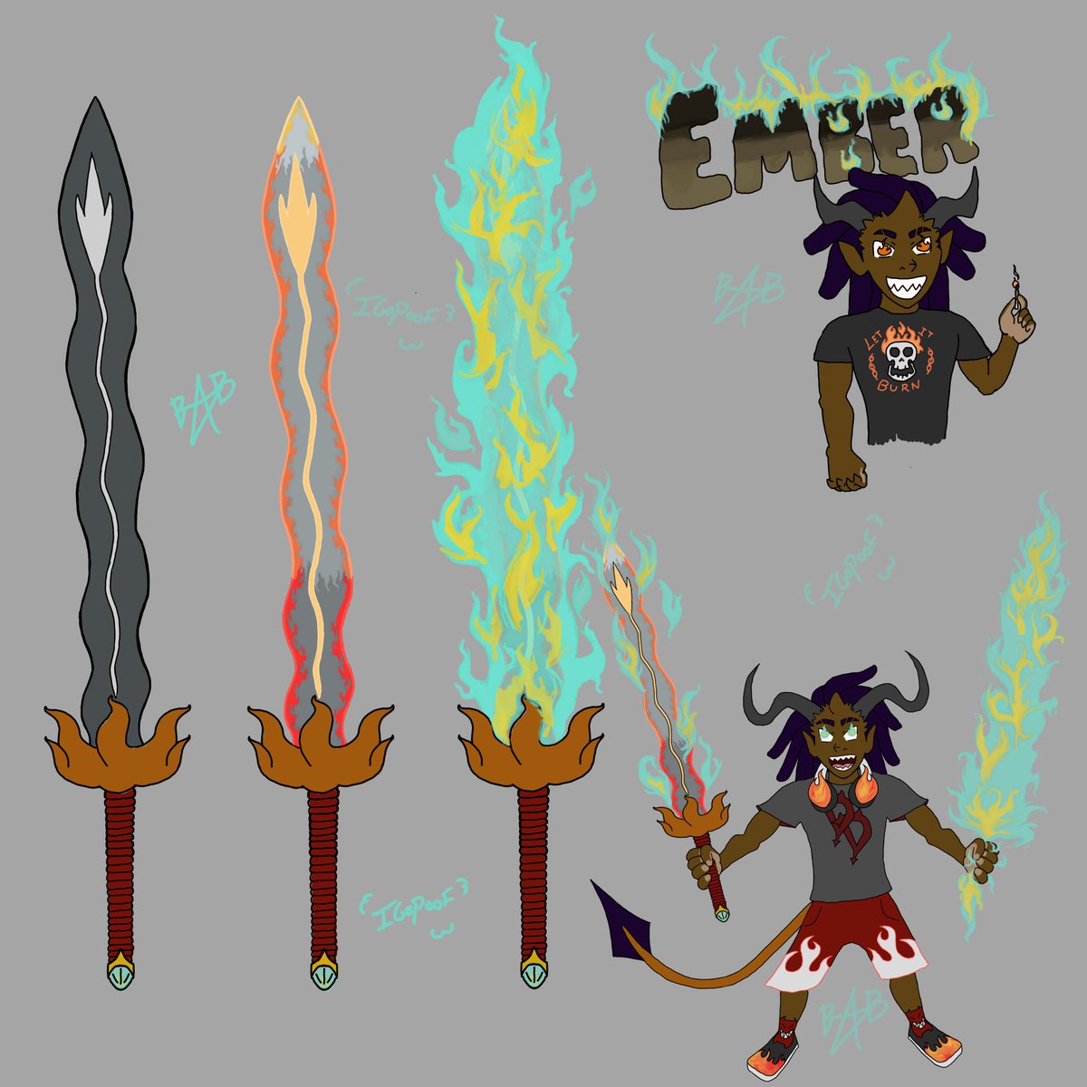 SamuelGoesPoof's tweet photo. Sword 9: Ember ๐ฅ sword #SamuelTriHorn #SamuelGoesPoof #Swordtember https://t.co/CnwBo2XhhZ