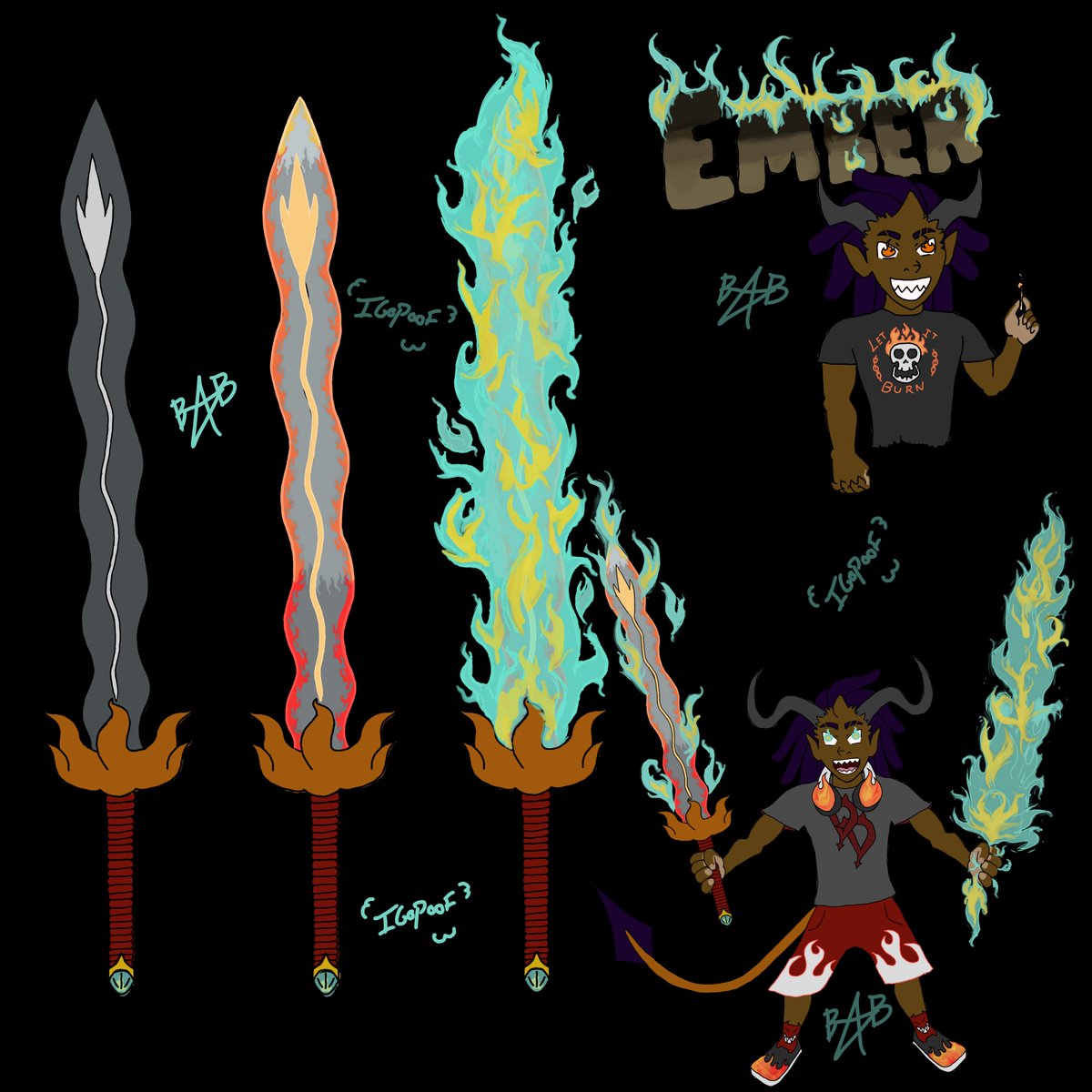 SamuelGoesPoof's tweet photo. Sword 9: Ember ๐ฅ sword #SamuelTriHorn #SamuelGoesPoof #Swordtember https://t.co/CnwBo2XhhZ