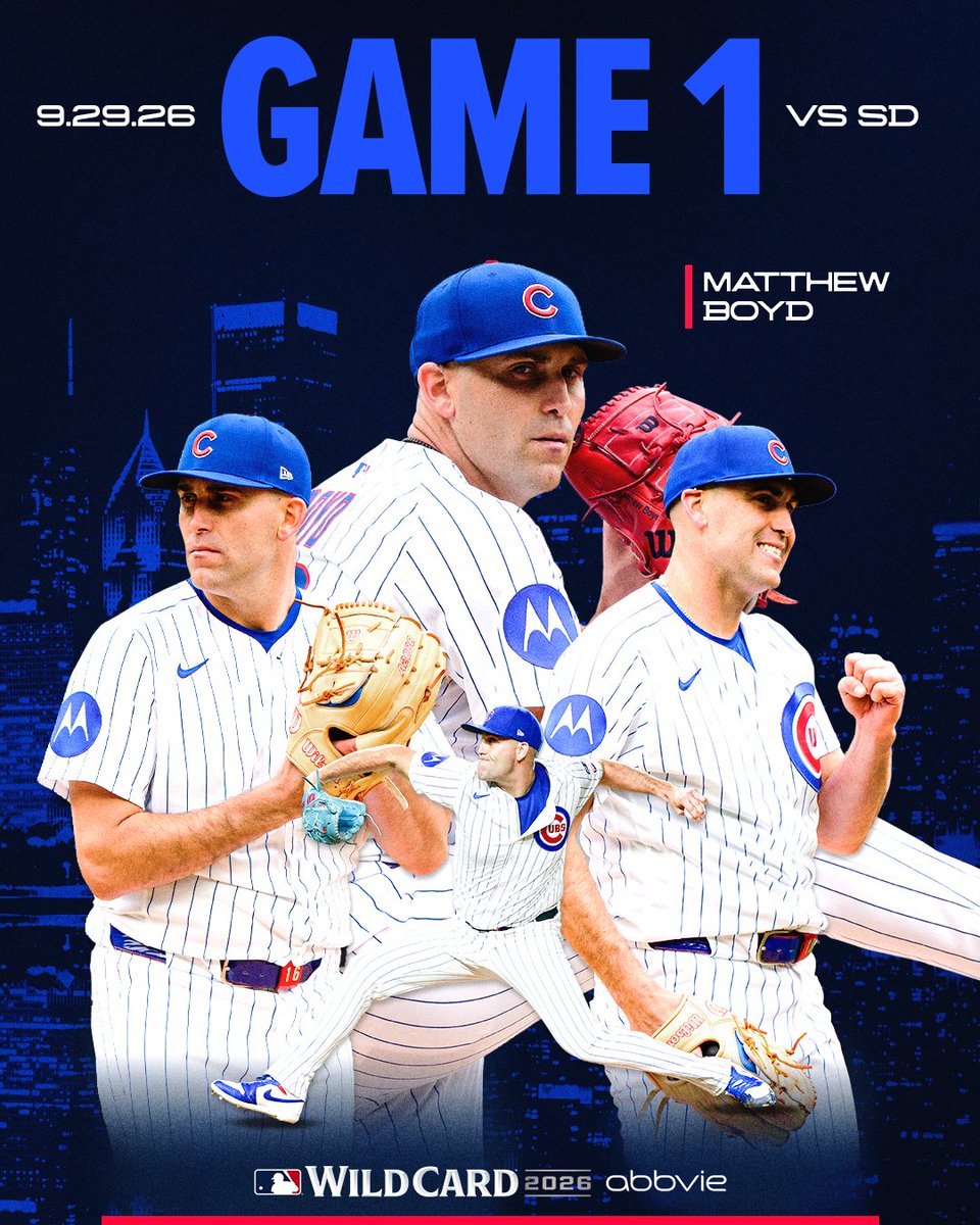Cubs's tweet photo. Boy oh Boyd, it's go time. https://t.co/0qLfTUuO6t