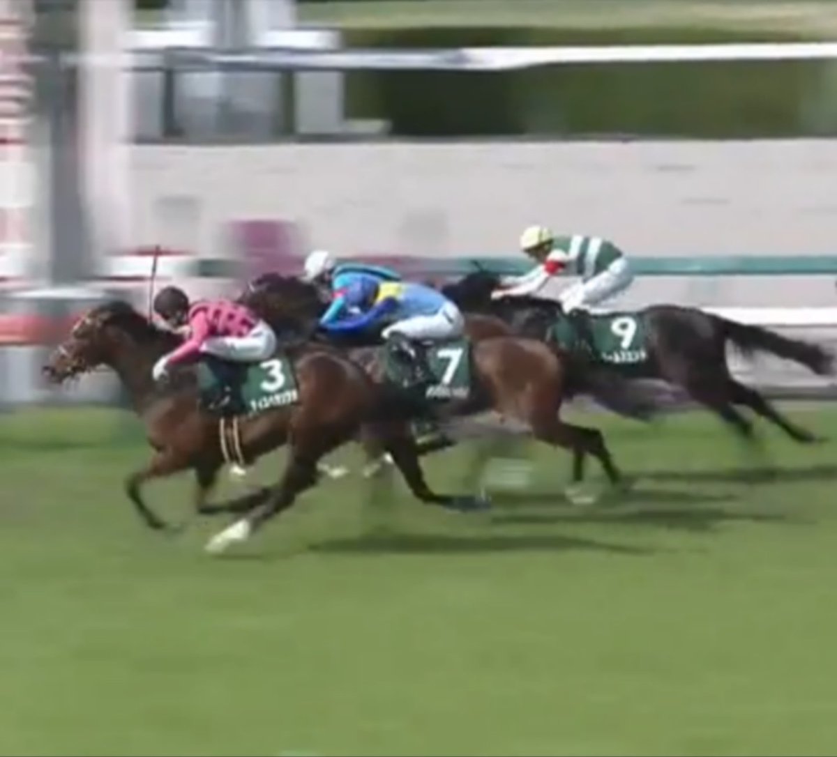 Volvo0777's tweet photo. 先日の Ｇ１ スプリンターズステークスで
ハナ差で２着なった 🐴ワールズエンドに
私の命名🐴ディスペランツァは
Ｇ２ アーリントンカップで
１馬身以上の差で 勝っていたので、
🐴ディスペランツァの脚が無事であれば
どこまでやれたか 観たかったです… https://t.co/emjCMI36G1