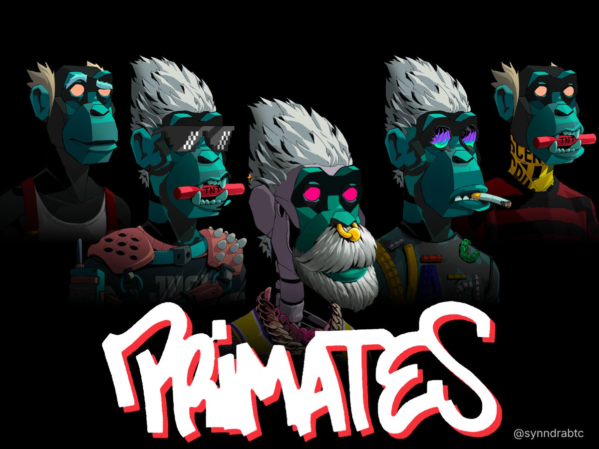 synndrabtc's tweet photo. The retired apes meet every Tuesday for Poker and Beers  @Primatesnft https://t.co/1xBVPl8VLA