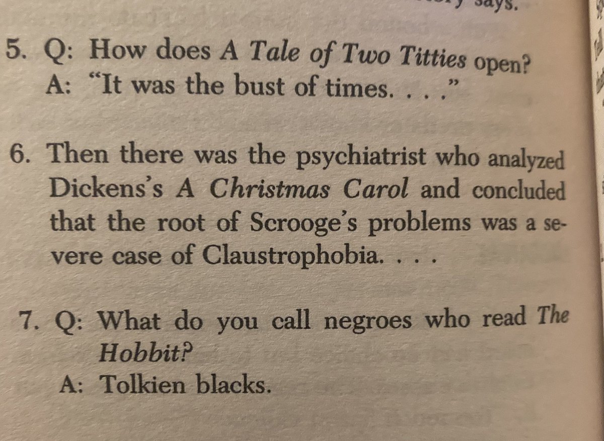 TownsUsa's tweet photo. Not sure my son’s joke book is entirely appropriate https://t.co/vcruoVhRMn