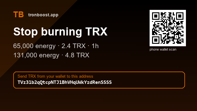 Alexnaderb5ub's tweet photo. Rent energy instead of burning TRX.
2.4 TRX → 65,000 energy
Send TRX to this address, energy is automatic
Address : TVz31b2qQtcpNTJ1BhVHqUWkYzdRenSSSS
Not sure? Check my profile link first
#sendUSDT #USDTfee https://t.co/464qQCyTAT