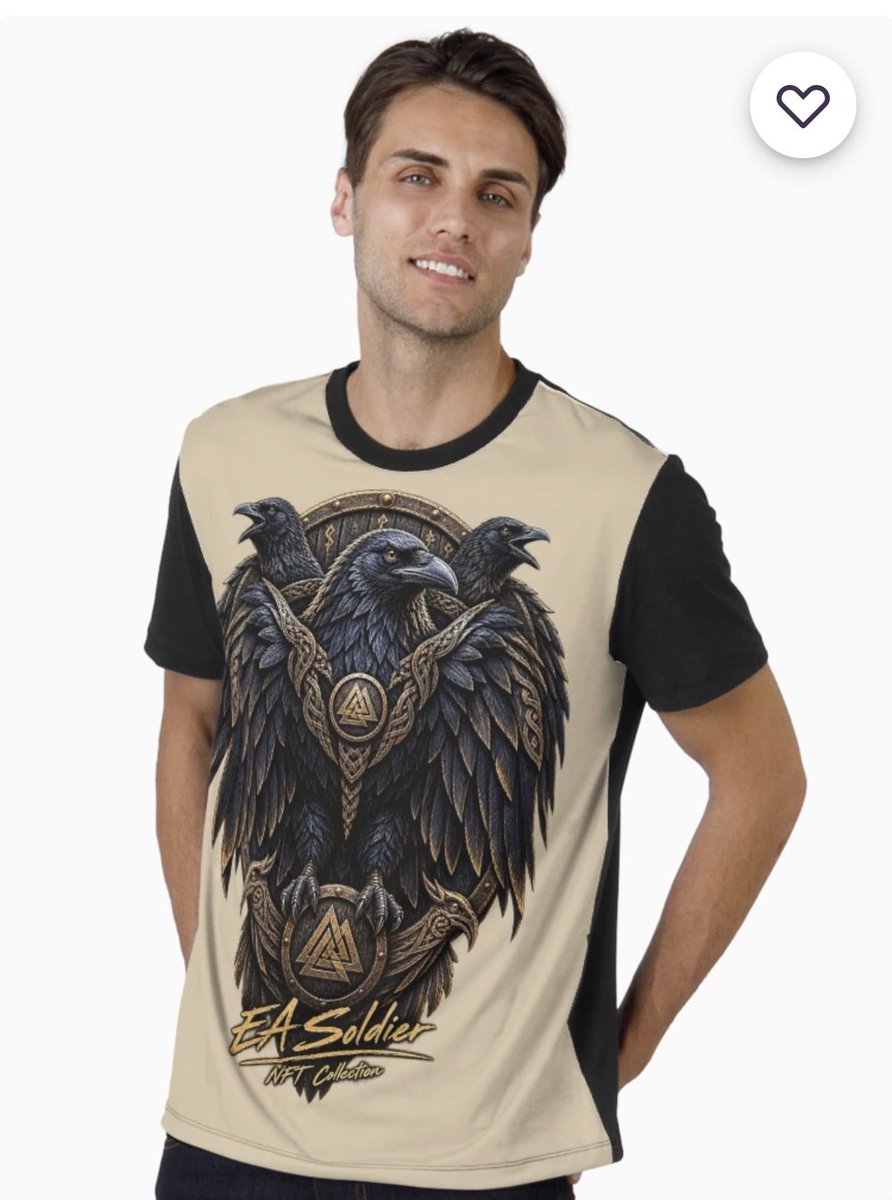 EASoldierNFTCol's tweet photo. βοΈπ¦ββ¬π‘οΈ Viking Raven Graphic T-Shirt
βWhere the raven flies, the Viking follows.β
Shop now π https://t.co/0r1AlkG7Nu
#Viking #VikingRaven #Raven #NorseMythology #Odin #VikingStyle #VikingShirt #GraphicTShirt #Shirts #EASoldierNFTCollection #RedbubbleShop #RedbubbleArtist https://t.co/JAh4U4nlgt