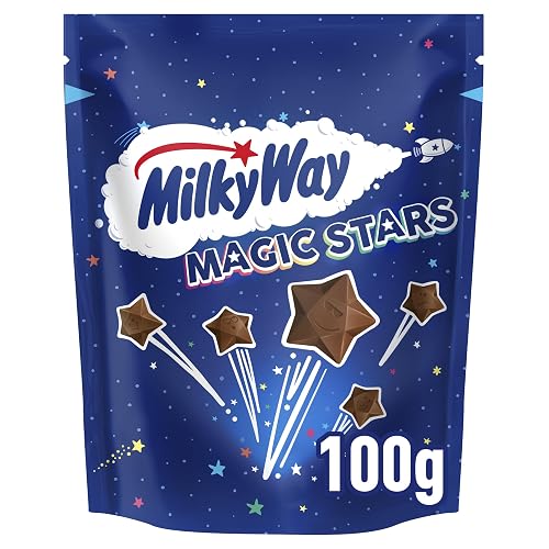 theangeliris's tweet photo. I just received Milky Way Magic Stars Milk Chocolate Bite Size Chocolate Sweets Pouch 100g | Star Shaped Baking Milk Chocolate Pouch, Resealable Roadtrip Sweets, Idea from just someone who wants to help via Throne. Thank you! https://t.co/cm1YIxohtl #Wishlist #Throne https://t.co/WixcAmL5HJ