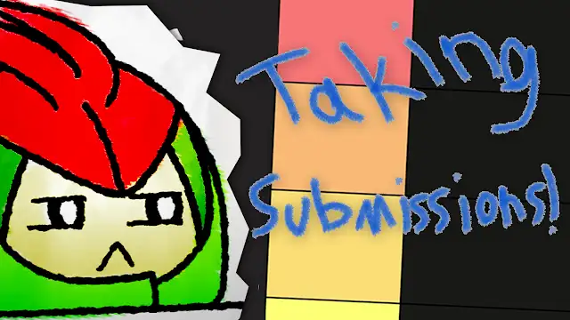 FireThePyro's tweet photo. For a video, I wanna try to guess the subject of unlabeled tier lists. BUT, I'm gonna need some tier lists to guess on.

Now taking submissions for tierlists to be guessed on. 

Anything goes, but please read the bullet points in the form! 
https://t.co/asiyJyLnpr https://t.co/yOqdjOswS7