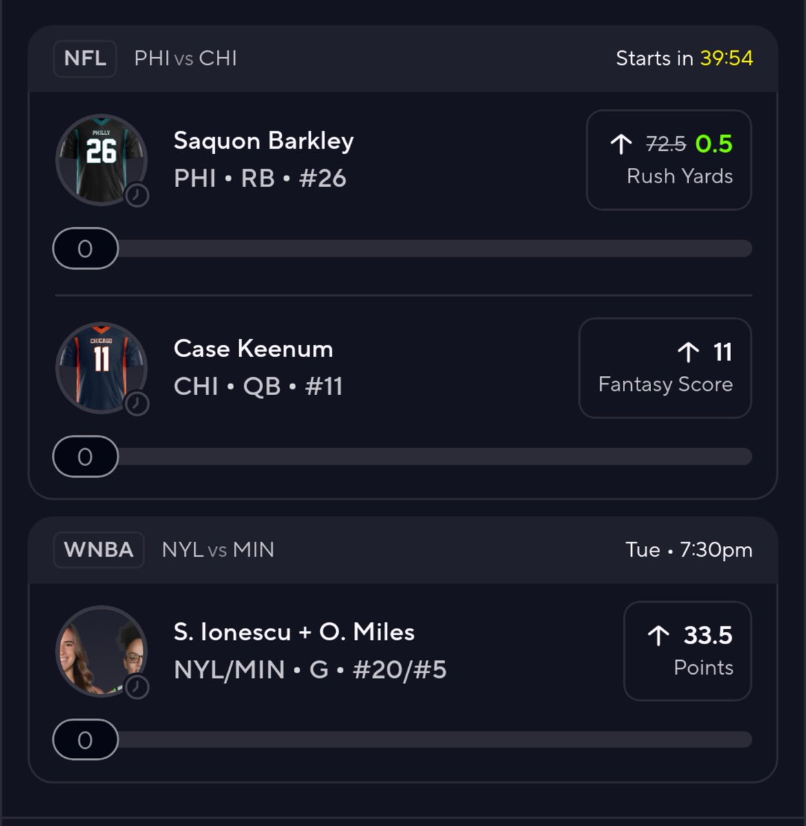 bfordoubleb's tweet photo. Running this w/ Barkley Free square ⬇️

Let's hope Keenum doesn't fuck up tonight 😭

Link in the comments. https://t.co/cHP3oPX0My