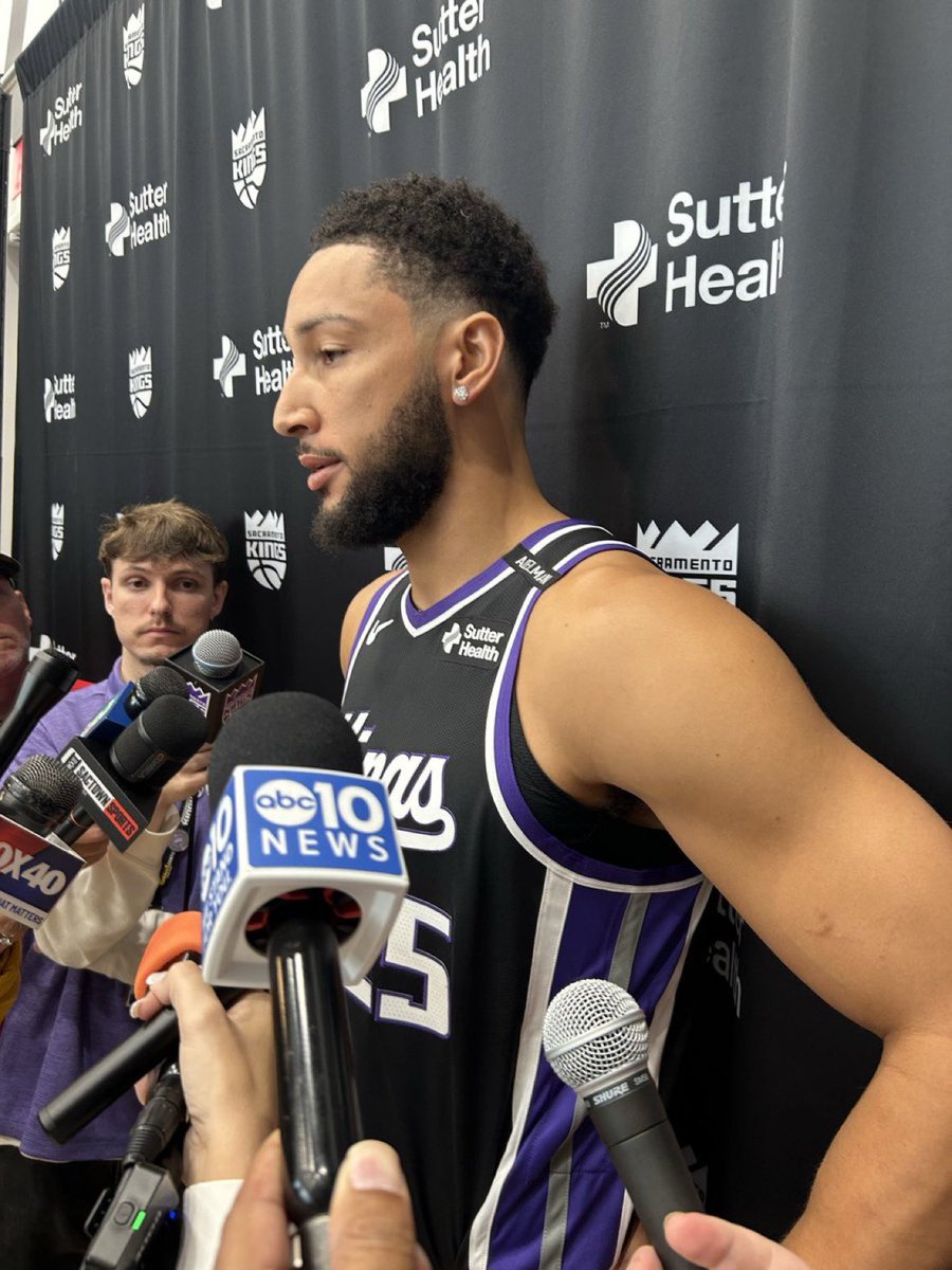 TheNBACentel's tweet photo. Ben Simmons on what he’s aiming for this season: 

“MVP.” https://t.co/4kOzP9v5KE