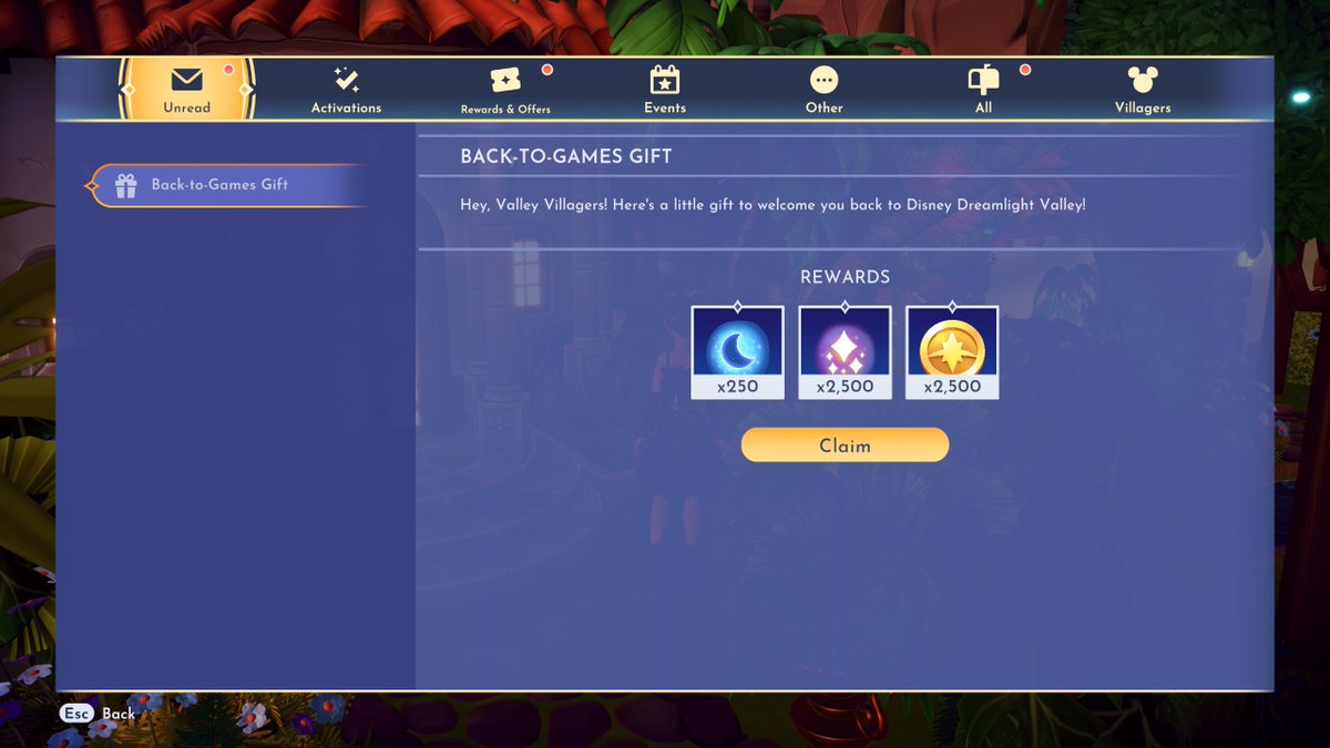 JadeMistGaming's tweet photo. Gameloft just dropped FREE Moonstones, Star Coins, and Dreamlight for Dreamlight Valley!! Claim your FREE Gift from Gameloft NOW!
🔹250 Moonstones
🔹2,500 Dreamlight
🔹2,500 Star Coins
Redemption Code: BACKTODDV26
#DreamlightValley #DDV #DDLV