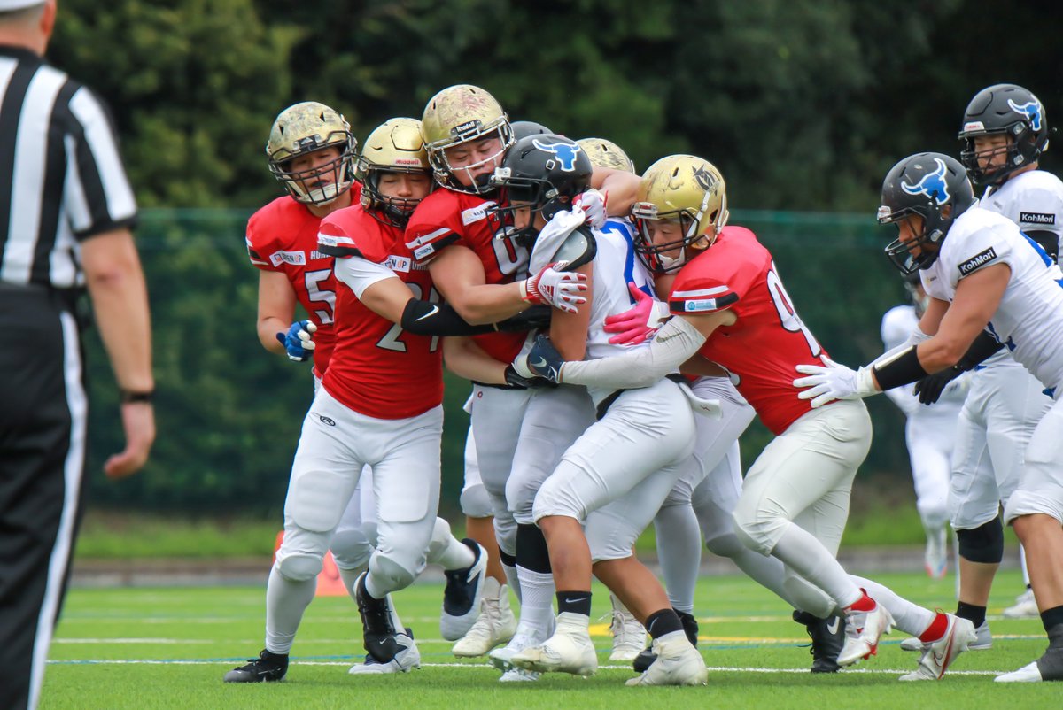 X_doggett's tweet photo. 🍂2026 東日本X2 秋季公式戦
EAST Div.・第１節
🏈 HURRICANES 24-0 オックス川崎AFC
📅 9/26 (日)
⏲ 10:30 Kick off
🏟 第一カッターフィールド

📷@X_doggett

#xリーグ #xleague #x2 #x2リーグ #社会人アメフト #アメリカンフットボール #アメフト #americanfootball #ハリケーンズ #hurricanes https://t.co/jczPAzHb00