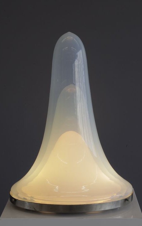 formsarchive's tweet photo. This was the softer, more poetic side of the Space Age.  

Murano glass lamps 
Carlo Nason, 1960s. https://t.co/m8gGK26qxI