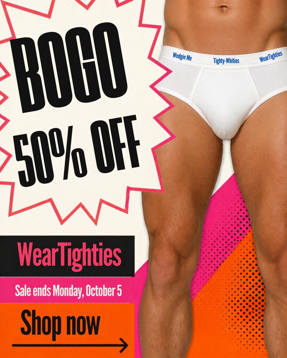 JockEmbarrassed's tweet photo. Head over to https://t.co/vrva2g8sri for a BOGO 50% OFF Sale! Mix/Match the briefs!

Been out of the country for a bit so came back with this sale! P.S. Running low on sizes so don't hesitate. 🥰 https://t.co/zUshBl1Yw8