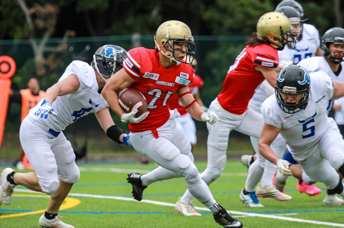 X_doggett's tweet photo. 🍂2026 東日本X2 秋季公式戦
EAST Div.・第１節
🏈 HURRICANES 24-0 オックス川崎AFC
📅 9/26 (日)
⏲ 10:30 Kick off
🏟 第一カッターフィールド

📷@X_doggett

#xリーグ #xleague #x2 #x2リーグ #社会人アメフト #アメリカンフットボール #アメフト #americanfootball #ハリケーンズ #hurricanes https://t.co/jczPAzHb00