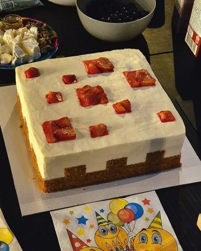 astralbaes's tweet photo. “the perfect cake doesn’t exist”

minecraft cake: https://t.co/CvFnumJXJq
