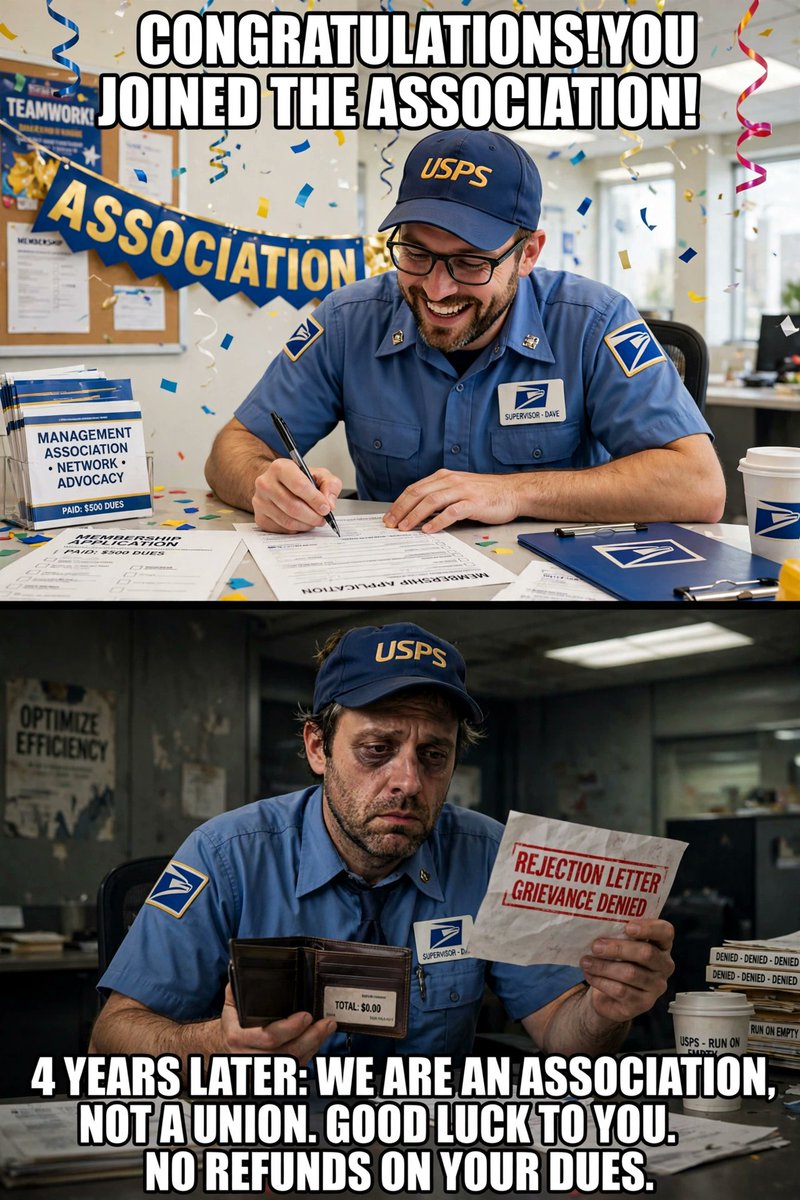 ThePostalTruth1's tweet photo. Congratulations on joining! 🫠 #USPS #PostalLife #ThePostalTruth https://t.co/g3cgNYvAif