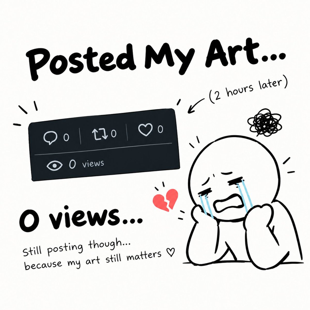 nsfwartistt's tweet photo. POV: You spent hours making art just for the timeline to pretend it doesn't exist 😭
Small artists, drop your latest work. Let's give each other the attention we deserve 🫶
#SmallArtist #ArtMoots #ArtistOnX #ArtShare https://t.co/JsHeaKvFe1