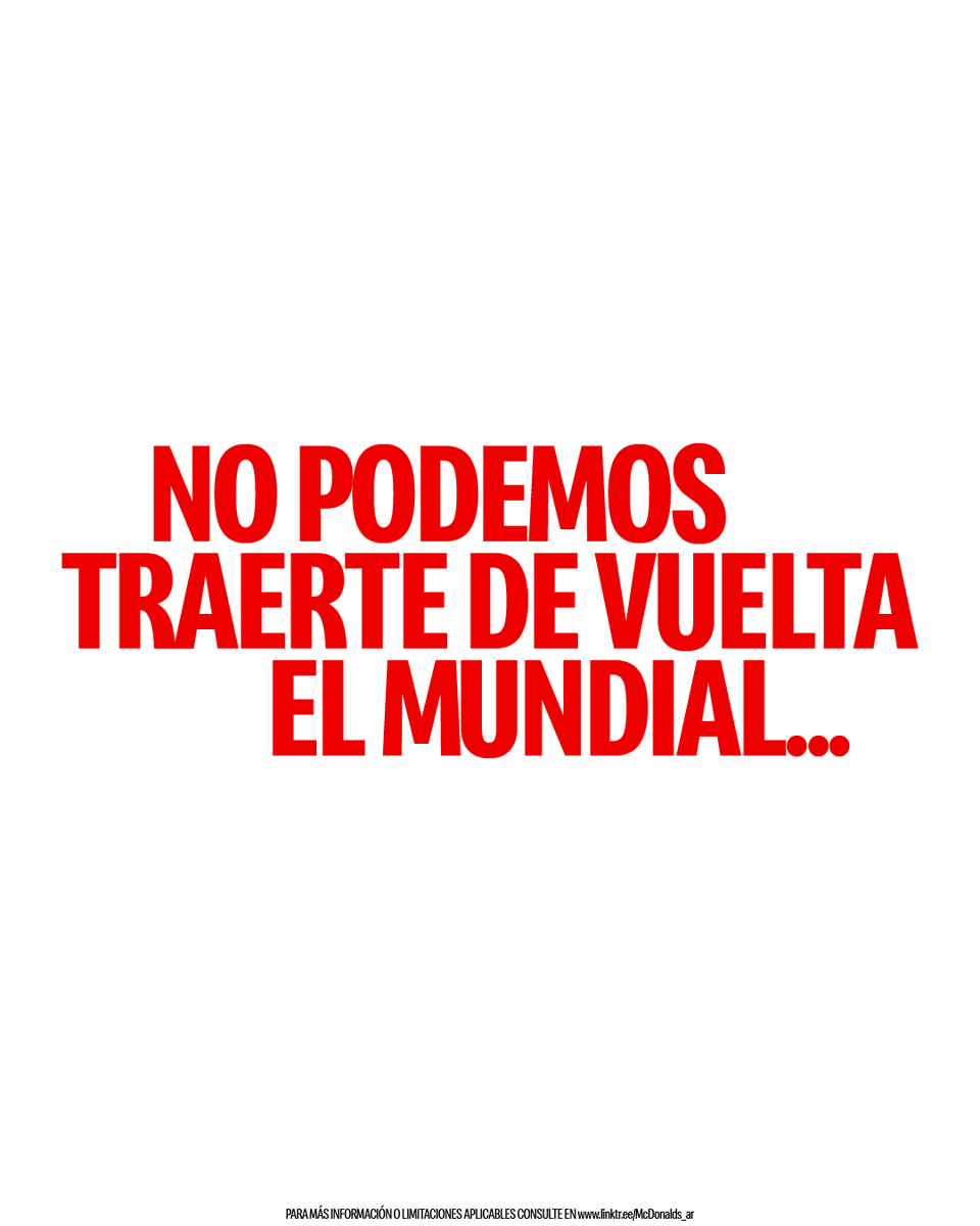 McDonalds_Ar's tweet photo. 100% real, podés volver a pedir tu McAllister, McAlvarez o McFernández y llevarte stickers exclusivos 😎 ¡Apurate que el last dance es por tiempo limitado! 🙌 https://t.co/67hlfNQ7Gb