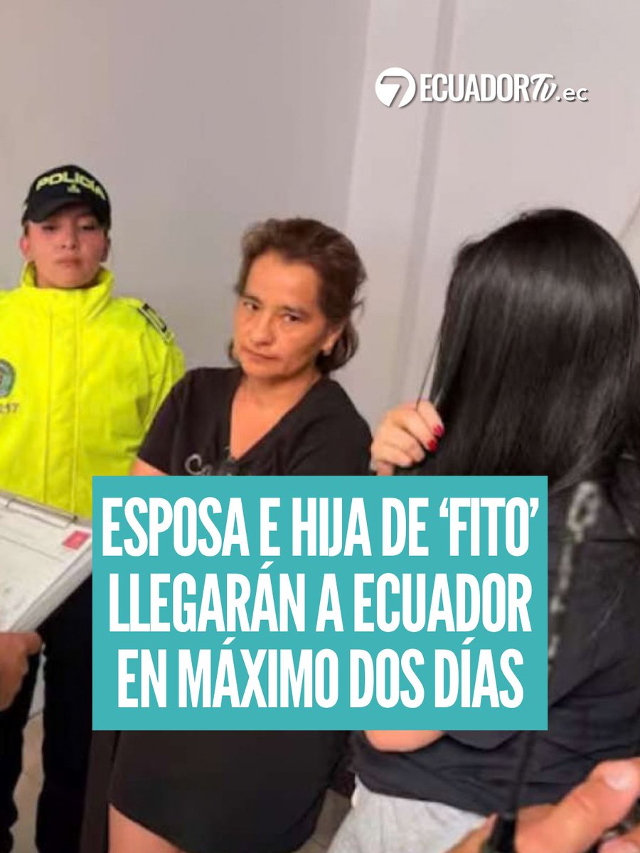EcuadorTV's tweet photo. #Noticias I Inda Peñarrieta y Michelle Macías, esposa e hija de alias ‘Fito’, tenían cédulas colombianas falsas.
https://t.co/BKb2LjX2fH https://t.co/7W7c9lgI8Q