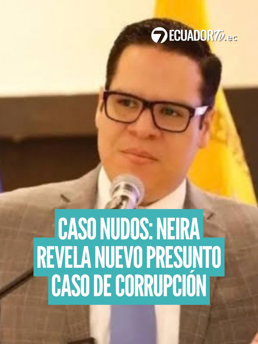 EcuadorTV's tweet photo. #Urgente | Neira revela un presunto caso de corrupción en CELEC; estaría involucrada Karla Saud. https://t.co/0ZTGwGPQlZ https://t.co/T3YgsGiXxO