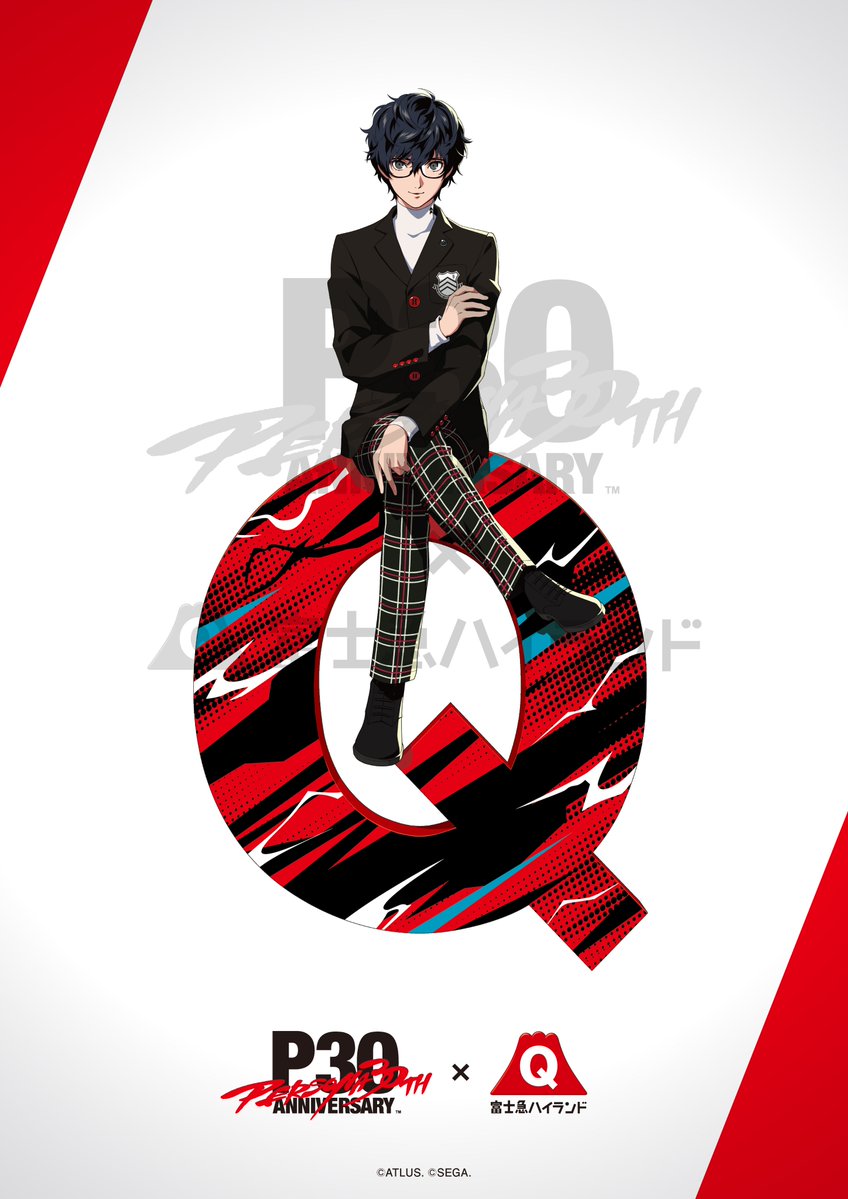 fujikyunow's tweet photo. #ペルソナ30周年 × #富士急ハイランド
描き下ろしイラストを11日連続公開🗻✨

9日目は――

『P5』主人公

明日はどのキャラクターが登場するのか…？
お楽しみに！🎢

#P30th https://t.co/kHH1lDYGMP