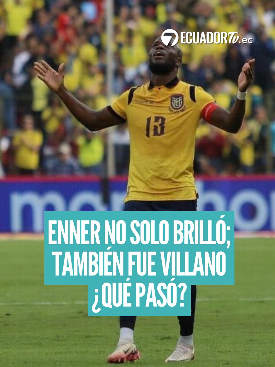 EcuadorTV's tweet photo. #Fanático I Enner quita, Enner da. Triplete de Valencia deja ‘sin camello’ a DT de Racing. https://t.co/lYaeKRFJmr https://t.co/Fdw5oq7xDP