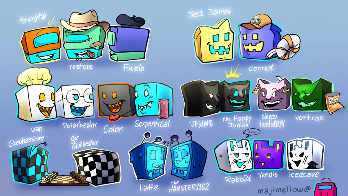 majimellow's tweet photo. ppl who share icons part 1

#geometrydash https://t.co/a6rPihS2SF