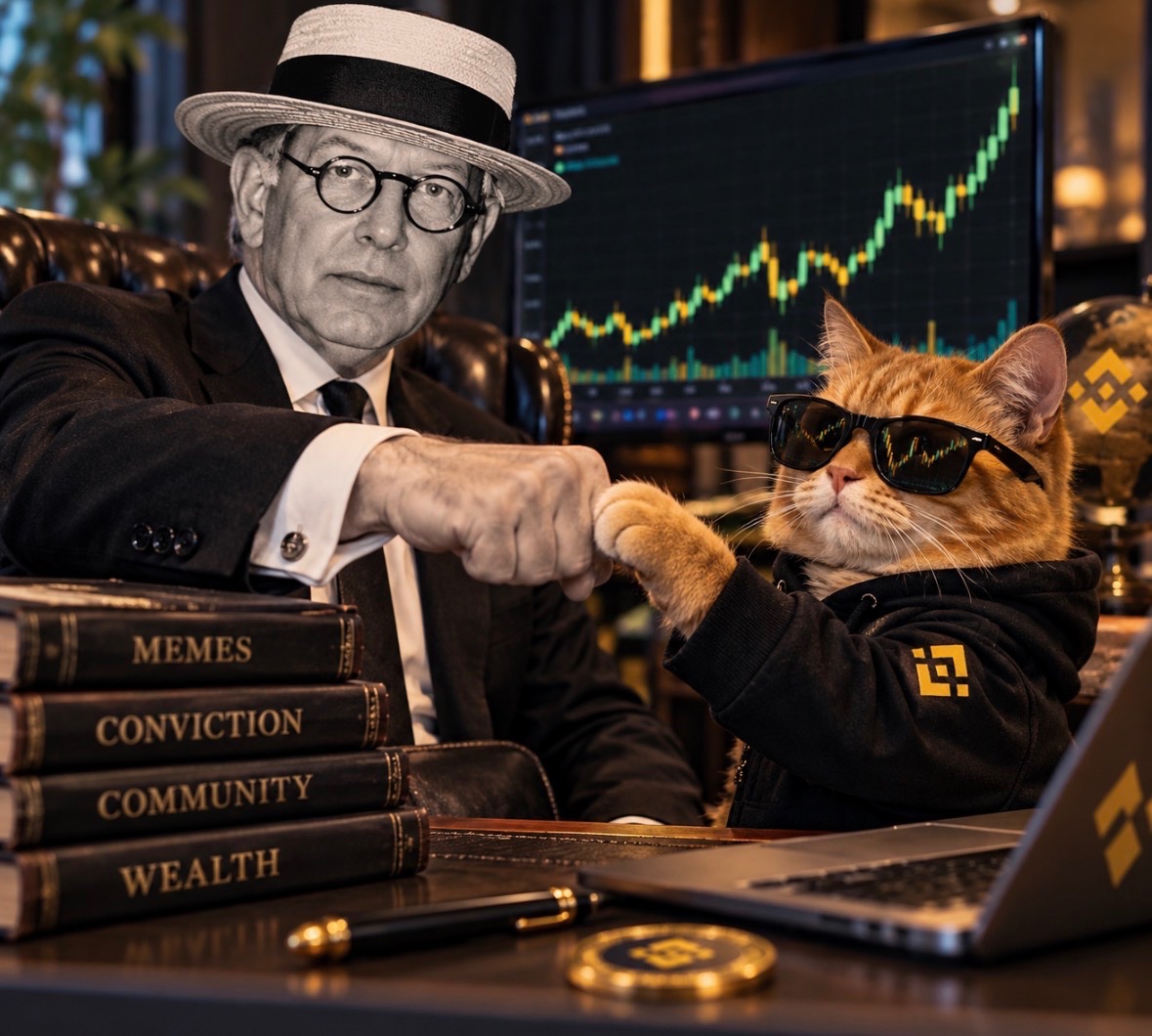 CTOBNBCAT_x's tweet photo. @pointfarmcap AFFIRM + ALIGNED. 🐱🤝

Eventually everyone gets CATpilled.

Some just get there earlier. 👀
$BNBCAT https://t.co/QAWzf24xQR