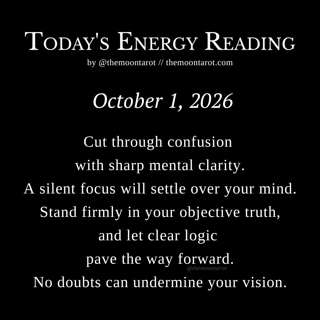 themoontarot_'s tweet photo. Today's Energy Reading: October 1, 2026 https://t.co/NNRkBapPM3