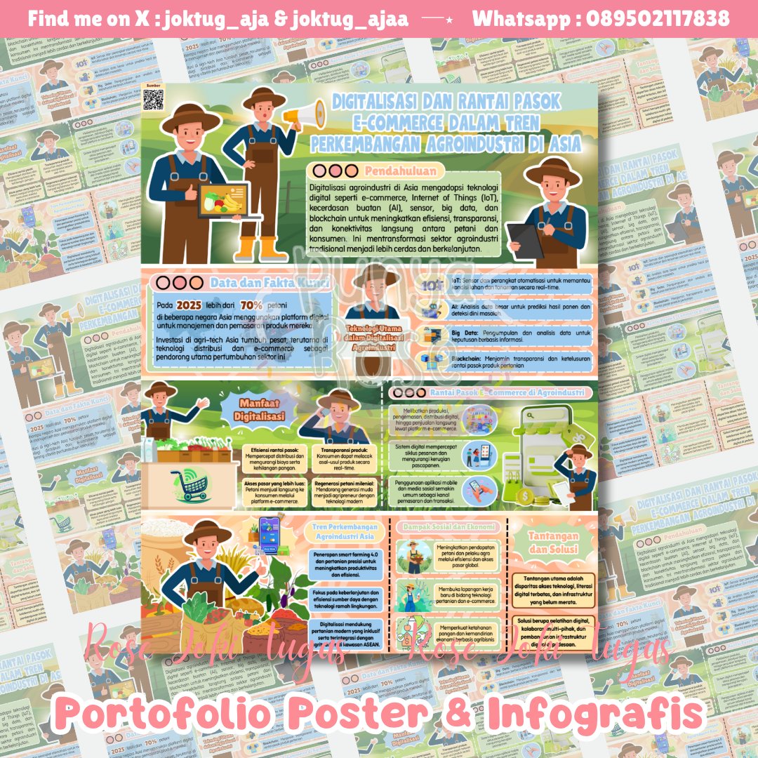 joktug_aja's tweet photo. Hai guys! 👋 Aku buka jasa joki tugas: PPT, Mindmap Digital, Peta Konsep, Poster, Infografis, Edit File, Kliping, Tugas SMP &amp; SMA, dll. Fee terjangkau, trusted, &amp; testi 2000+ 🌟 Minat? Langsung contact aku aja!🛒💌 .142 #bealanja #jokitugas #jokippt #jokimindmap https://t.co/27GpSY2L7C