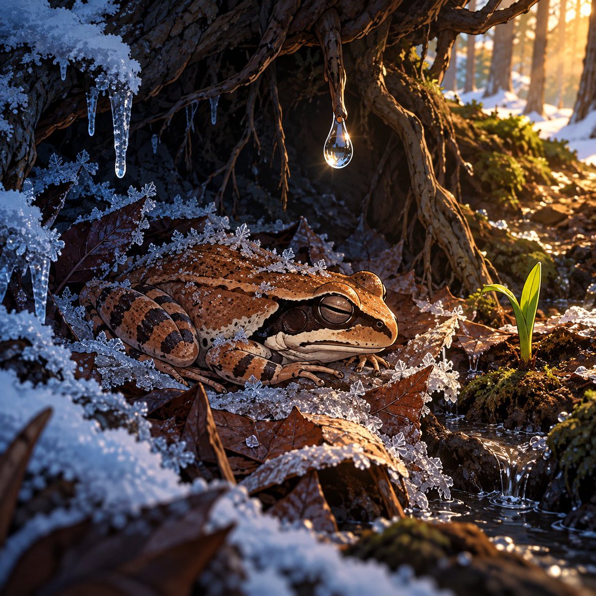 airamcita's tweet photo. ๐ธ WOOD FROG โ โWinter doesnโt always mean the end.โ
#NaturesCaseFiles #WoodFrog https://t.co/mwYMTc1XVo