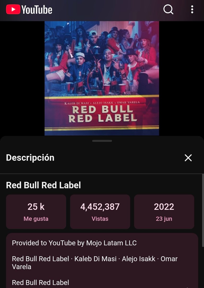 AgudeloTiffany's tweet photo. @LanaLukyy Uuuuh, apuesto a que el correcaminos también escucharía esta. Red bull Red label. https://t.co/ErvDgpnHtg