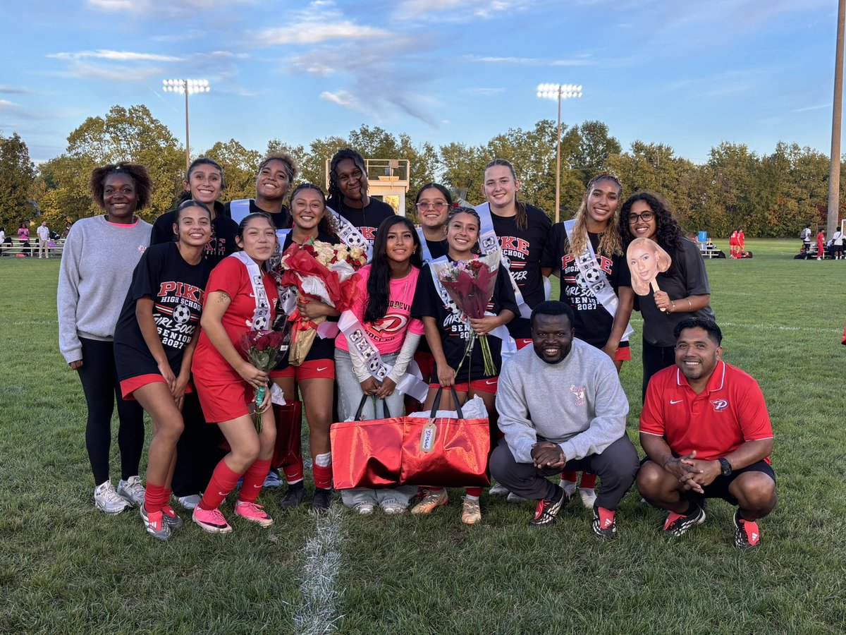 PikeHSAthletics's tweet photo. Celebrating our Lady Red Devil Soccer Seniors tonight!
#PikeProud https://t.co/OPR5lWoVcW