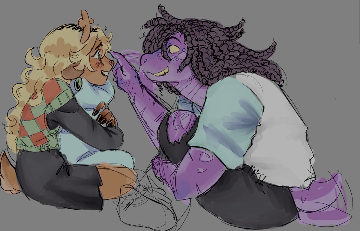 HolidayJingles's tweet photo. Suselle magma doodle because I missed drawing them 
#DELTARUNE https://t.co/gOAVQa8hNF