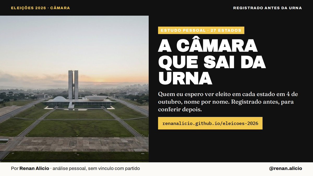 nenaan's tweet photo. O que se faz quando não se tem sono? Analisei o contexto político de cada estado e testei uma metodologia de previsão de eleitos e de bancada para a Câmara. Quem estiver sem sono (ou com, rs) pode ver também.
https://t.co/QDRI0Jd7NK https://t.co/KKPncJ21zt