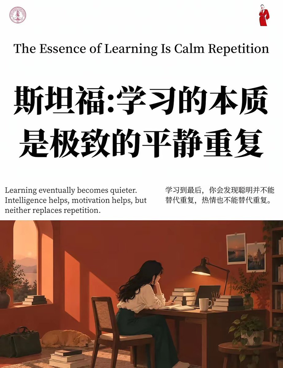 WorkSightHQ's tweet photo. 斯坦福外刊：学习的本质是极致的平静重复 https://t.co/Wb17XKqpny