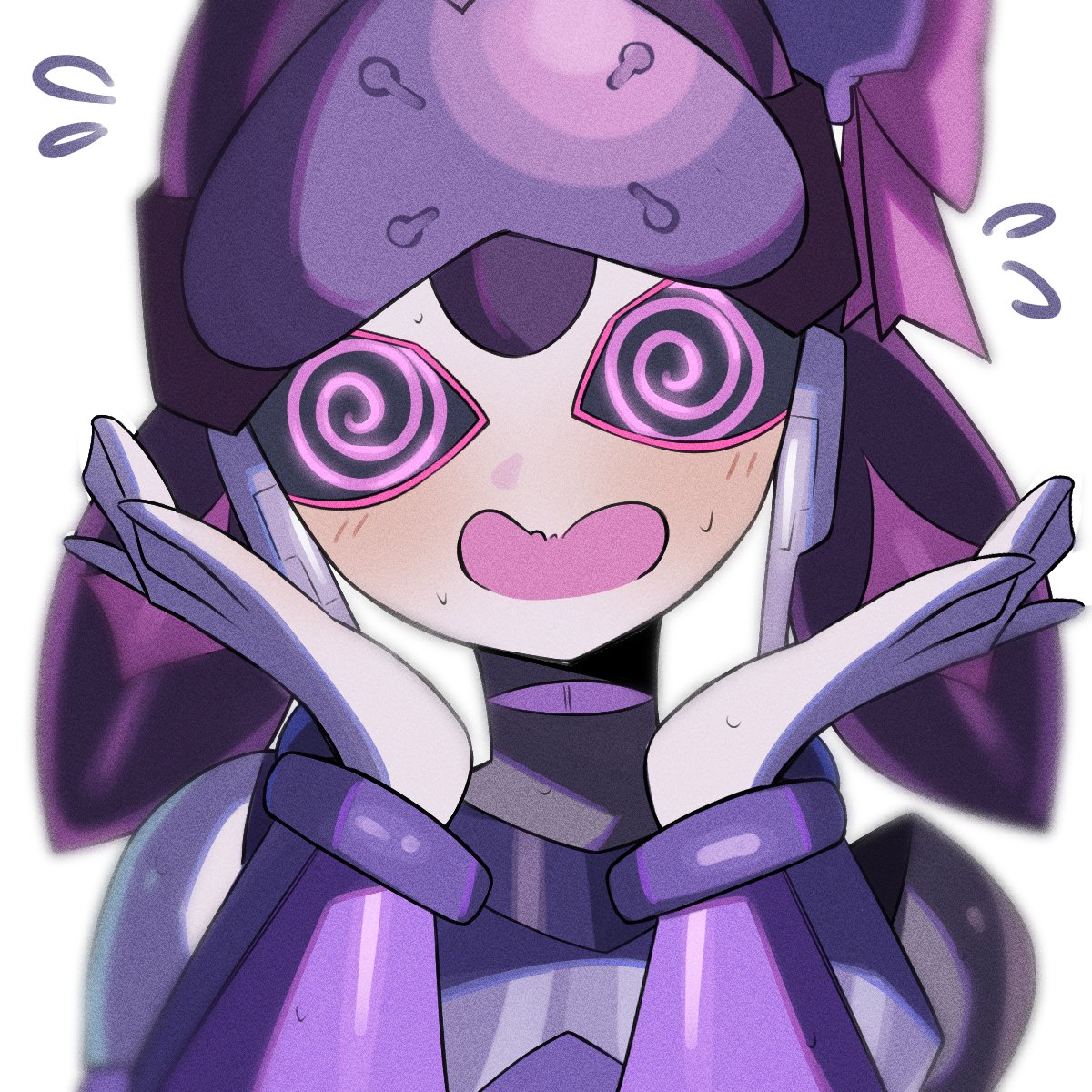 ui_gray's tweet photo. Someone commissioned me a really cute robot girl OC, and I absolutely loved her design! https://t.co/rvxzeNwF85