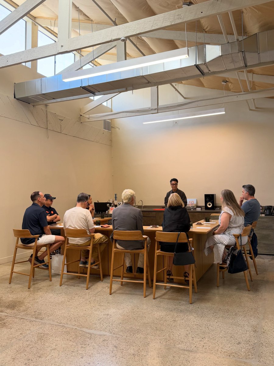 KateNetteabuu's tweet photo. We’re deeply grateful for this magical day at Atelier Q, brewing delicious coffee for coffee lovers, professionals, and the CAFEC family. Thank you to the entire team for hosting us and helping us celebrate 10 years in the USA. https://t.co/9osUnmNODF