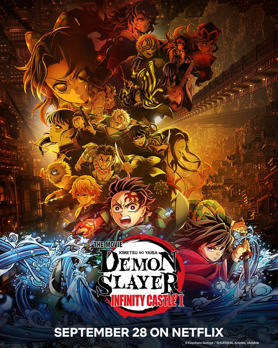 netflix's tweet photo. DEMON SLAYER: KIMETSU NO YAIBA INFINITY CASTLE I

Now on Netflix in the US https://t.co/u6COb064rB