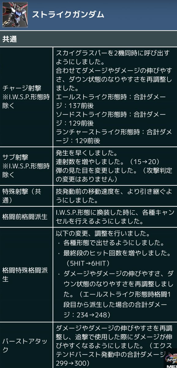 unite_ib's tweet photo. あまりにも調整内容多いから一旦抜粋してよく読む
特にSストの項目があまりにも濃い
特格派生絡みの内容が、、、 https://t.co/uoViIQsYDY