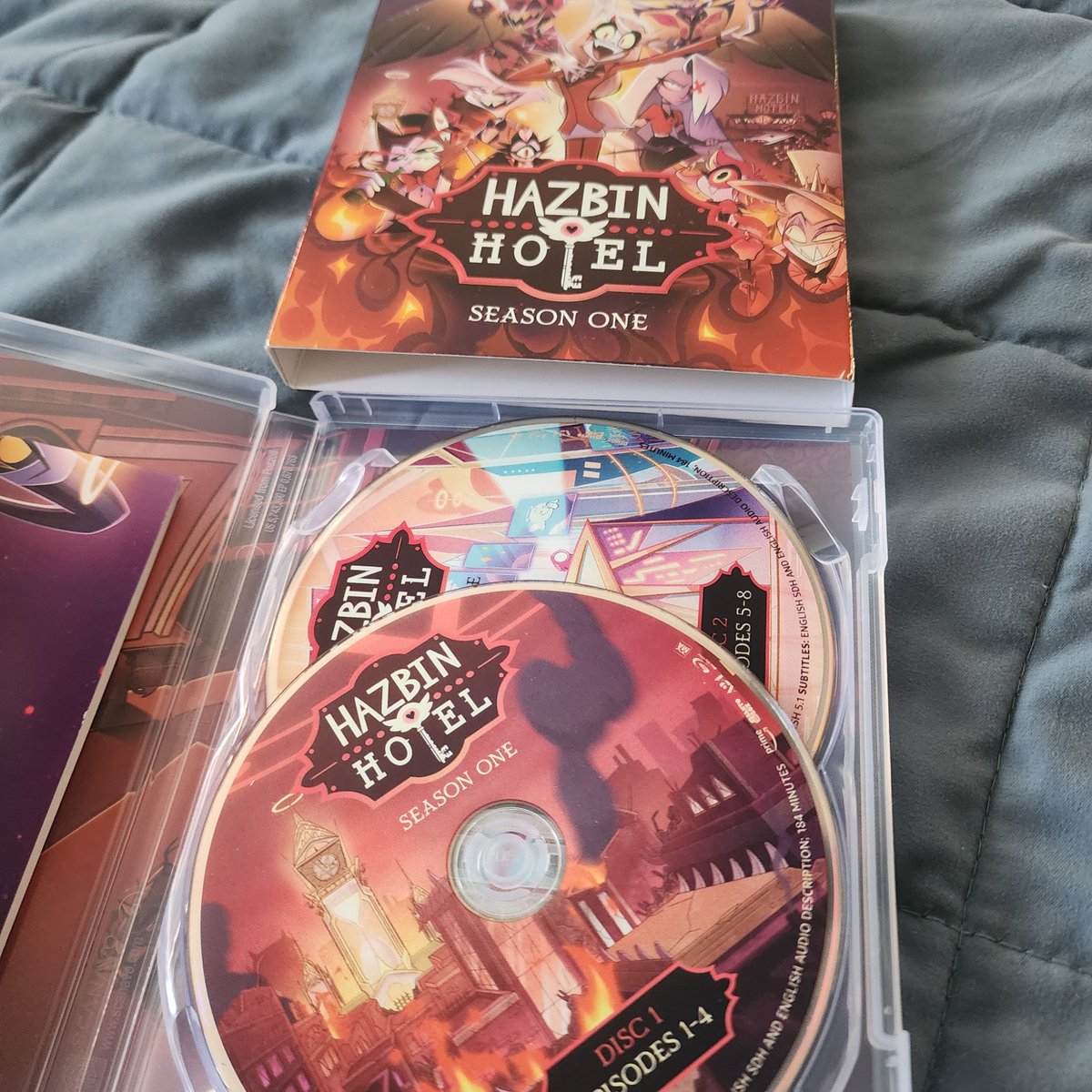 MrDemonKat's tweet photo. You can cancel your cable TV subscriptions carrying Nickelodeon, and switch to physical media! #BluRay #HazbinHotel #SavePhysicalMedia https://t.co/BmkItys5oE